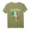 Italienische Flagge von Kalabrien, Vintage-Design, Used-Look T-Shirt – Klassischer Look für Italien-Liebhaber