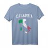 Italienische Flagge von Kalabrien, Vintage-Design, Used-Look T-Shirt – Klassischer Look für Italien-Liebhaber