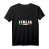 Damen Italia 2021 Trikot mit italienischer Flagge - Fan T-Shirt mit V-Ausschnitt, perfektes Geschenk für Italien-Fans zu Geburtstag & Weihnachten