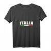 Damen Italia 2021 Trikot mit italienischer Flagge - Fan T-Shirt mit V-Ausschnitt, perfektes Geschenk für Italien-Fans zu Geburtstag & Weihnachten