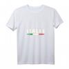 Damen Italia 2021 Trikot mit italienischer Flagge - Fan T-Shirt mit V-Ausschnitt, perfektes Geschenk für Italien-Fans zu Geburtstag & Weihnachten