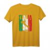 Italia Flagge Vintage T-Shirt mit italienischer Nationalflagge und Landkarte – Perfekt für Italienurlaub und Italienliebhaber