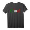 Ciao! - Begrüßung in italienischen Flaggenfarben - Niedliches T-Shirt für Italienurlaub und Reisegeschenke