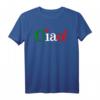 Ciao! - Begrüßung in italienischen Flaggenfarben - Niedliches T-Shirt für Italienurlaub und Reisegeschenke