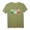 Sizilien italienisches Souvenir T-Shirt - Klassisch geschnitten, doppelt genähter Saum, ideales Geschenk für Italienliebhaber