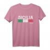 Sizilien italienisches Souvenir T-Shirt - Klassisch geschnitten, doppelt genähter Saum, ideales Geschenk für Italienliebhaber
