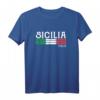 Sizilien italienisches Souvenir T-Shirt - Klassisch geschnitten, doppelt genähter Saum, ideales Geschenk für Italienliebhaber