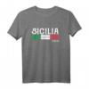 Sizilien italienisches Souvenir T-Shirt - Klassisch geschnitten, doppelt genähter Saum, ideales Geschenk für Italienliebhaber