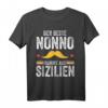 Italien Nonno Sizilien T-Shirt mit Flagge und Trinacria - Perfekt für Sizilien-Liebhaber und Großväter