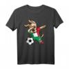 Dabbing Dog Italien Fußball T-Shirt – Lustiges Hundesportshirt für Italienische Fußballfans, Trainer und Freunde, Perfekt für Geburtstage & Turniere