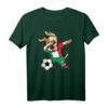 Dabbing Dog Italien Fußball T-Shirt – Lustiges Hundesportshirt für Italienische Fußballfans, Trainer und Freunde, Perfekt für Geburtstage & Turniere