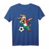 Dabbing Dog Italien Fußball T-Shirt – Lustiges Hundesportshirt für Italienische Fußballfans, Trainer und Freunde, Perfekt für Geburtstage & Turniere