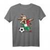 Dabbing Dog Italien Fußball T-Shirt – Lustiges Hundesportshirt für Italienische Fußballfans, Trainer und Freunde, Perfekt für Geburtstage & Turniere