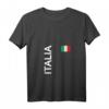 Italien T-Shirt Damen & Herren 2021 mit V-Ausschnitt - Landesthema, Fan- und Heimatshirt für Kinder und Erwachsene