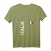 Italien T-Shirt Damen & Herren 2021 mit V-Ausschnitt - Landesthema, Fan- und Heimatshirt für Kinder und Erwachsene