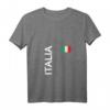 Italien T-Shirt Damen & Herren 2021 mit V-Ausschnitt - Landesthema, Fan- und Heimatshirt für Kinder und Erwachsene