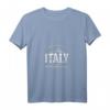 Damen Vintage Style Retro T-Shirt mit V-Ausschnitt - Italienisches Design, leicht & klassisch geschnitten