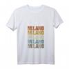 Damen Milano Vintage Retro Souvenir T-Shirt mit V-Ausschnitt – Perfekt für Mailand-Liebhaber & Italienfans