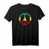 Rasta Roots Reggae Music Flower Power Party Raglan - Perfektes Geschenk für Rastafari und Reggae Fans zum Geburtstag