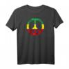 Rasta Roots Reggae Music Flower Power Party Raglan - Perfektes Geschenk für Rastafari und Reggae Fans zum Geburtstag