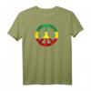 Rasta Roots Reggae Music Flower Power Party Raglan - Perfektes Geschenk für Rastafari und Reggae Fans zum Geburtstag