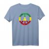 Rasta Roots Reggae Music Flower Power Party Raglan - Perfektes Geschenk für Rastafari und Reggae Fans zum Geburtstag