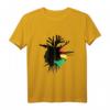 Rasta T-Shirt mit äthiopischer Flagge & jamaikanischen Wurzeln - Reggae Roots Rastafarian Kleidung für Männer & Frauen