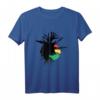 Rasta T-Shirt mit äthiopischer Flagge & jamaikanischen Wurzeln - Reggae Roots Rastafarian Kleidung für Männer & Frauen