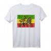 Lion of Judah Rasta Ethiopian Cross Reggae T-Shirt mit Äthiopischer Flagge – Für Reggae Fans, Jamaika- und Äthiopien-Liebhaber