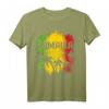 Jamaika Reggae Rastafari T-Shirt mit Palme und Löwe – Lustiges tropisches Design, klassisch geschnitten