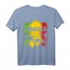 Jamaika Reggae Rastafari T-Shirt mit Palme und Löwe – Lustiges tropisches Design, klassisch geschnitten