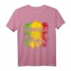 Jamaika Reggae Rastafari T-Shirt mit Palme und Löwe – Lustiges tropisches Design, klassisch geschnitten
