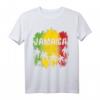 Jamaika Reggae Rastafari T-Shirt mit Palme und Löwe – Lustiges tropisches Design, klassisch geschnitten