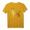 Herren-T-Shirt mit Löwenkrone und Löwengesicht – Goldfarbenes König des Dschungels Tiermotiv für Männer, Kinder & Tierliebhaber