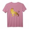 Herren-T-Shirt mit Löwenkrone und Löwengesicht – Goldfarbenes König des Dschungels Tiermotiv für Männer, Kinder & Tierliebhaber