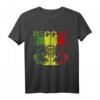 Reggae Jamaika Rastafari T-Shirt mit Palmen - Perfekt für Rasta Fans, Dub & Reggaeton Liebhaber, Geschenkidee für Musik und Kultur