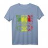 Reggae Jamaika Rastafari T-Shirt mit Palmen - Perfekt für Rasta Fans, Dub & Reggaeton Liebhaber, Geschenkidee für Musik und Kultur