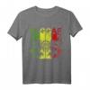 Reggae Jamaika Rastafari T-Shirt mit Palmen - Perfekt für Rasta Fans, Dub & Reggaeton Liebhaber, Geschenkidee für Musik und Kultur