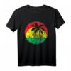 Reggae Musik Logo Vintage Reaggae Retro T-Shirt – Perfekt für Jamaika-Reisen, Rastafari Fans und als Geschenkidee