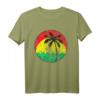 Reggae Musik Logo Vintage Reaggae Retro T-Shirt – Perfekt für Jamaika-Reisen, Rastafari Fans und als Geschenkidee