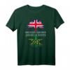 Britisch gewachsen mit jamaikanischen Wurzeln - Kulturelles T-Shirt mit Jamaika- und UK-Flagge für Familienfeiern, Sportevents und Feiertage