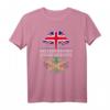 Britisch gewachsen mit jamaikanischen Wurzeln - Kulturelles T-Shirt mit Jamaika- und UK-Flagge für Familienfeiern, Sportevents und Feiertage