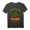 Rastafari Shirt Geschenk für Reggae & Reggaeton Fans - Jamaika Flagge & Löwe T-Shirt für Jah-Männer & Dreadlocks-Liebhaber