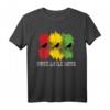 Reggae Music Three Little Birds Quote T-Shirt – Lustiges Bird Lover Geschenk für Musik- und Vogelenthusiasten, Marley & Jamaika Fans