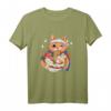 Kawaii Katze isst Ramen Suppe T-Shirt – Süßes Japanisches Tiermotiv für Katzen- und Japan-Fans