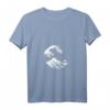 Damen T-Shirt mit großer Welle aus Kanagawa - Japanische Kunst im Vintage-Stil, perfekt als Geschenk für Liebhaber japanischer Kultur und Ukiyo-e Fans