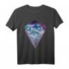Vaporwave Berge Landschaft T-Shirt – Top of the World Japanischer Otaku Streetwear für Fans der Retro-Ästhetik und Harajuku