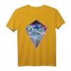 Vaporwave Berge Landschaft T-Shirt – Top of the World Japanischer Otaku Streetwear für Fans der Retro-Ästhetik und Harajuku