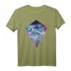 Vaporwave Berge Landschaft T-Shirt – Top of the World Japanischer Otaku Streetwear für Fans der Retro-Ästhetik und Harajuku