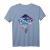 Vaporwave Berge Landschaft T-Shirt – Top of the World Japanischer Otaku Streetwear für Fans der Retro-Ästhetik und Harajuku